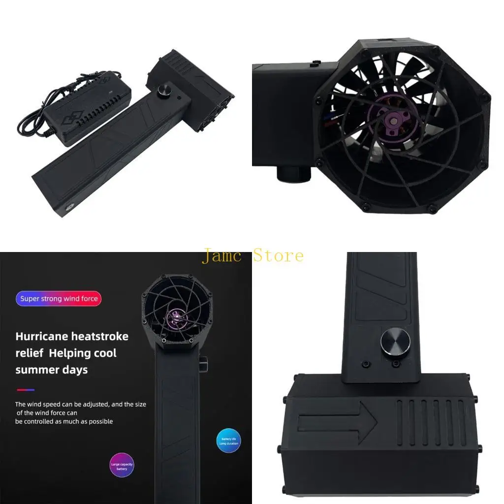 LX0B 130000RPM Electric Air Dusters Jet Dry Blower 3 Speed Rechargeable Cooling Fan