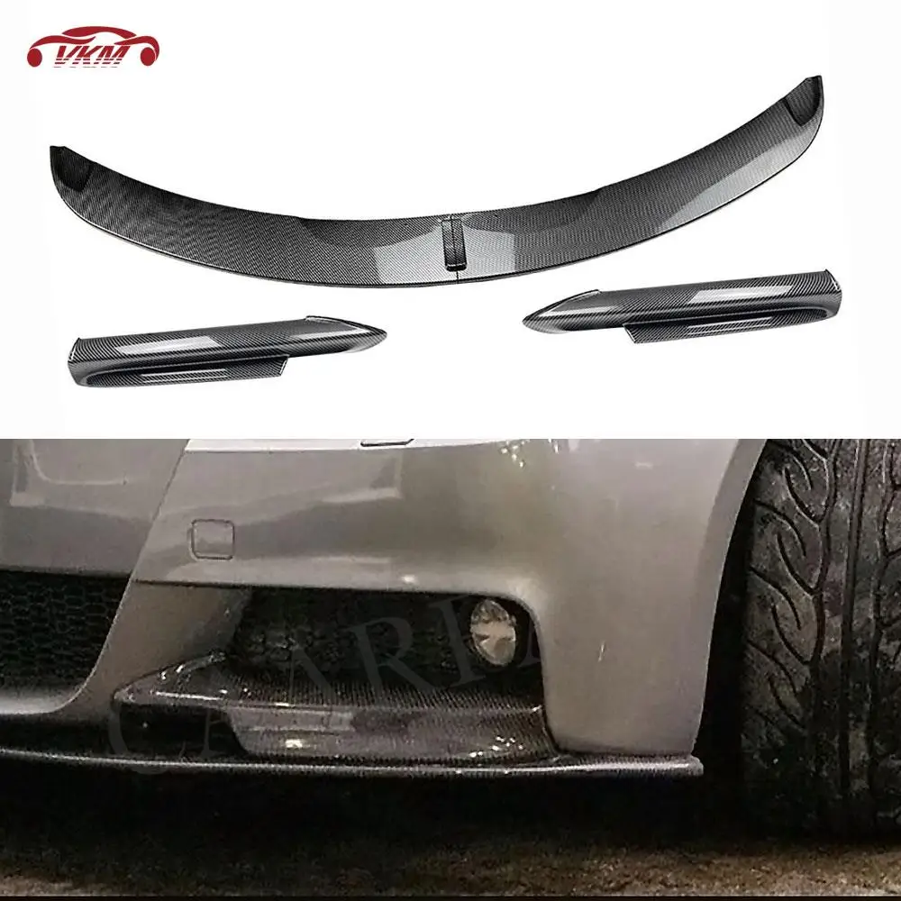 Front Bumper Lip Side Spoiler Spliltter Flaps Apron Guard For BMW 3 Series E90 M Tech Sport 2005-2008 Car Anti-crash Accessories