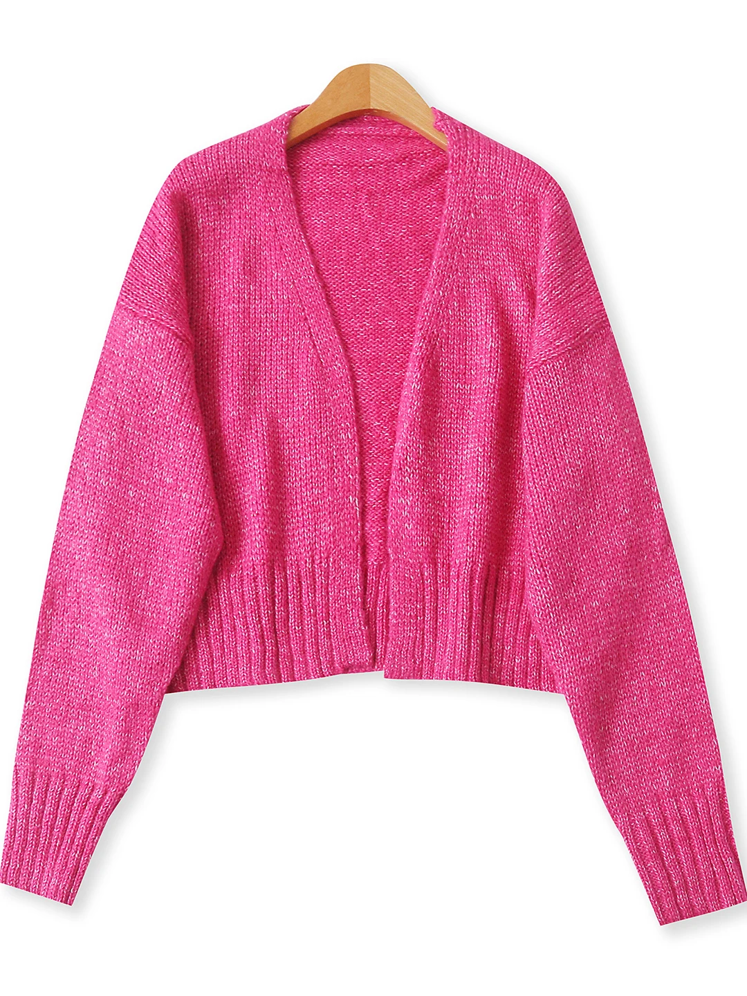 

Faionable Soft Long Sve Knitted Sweater Coat Women's Autumn New Sle Versatile Loose Fit ort Outerwear