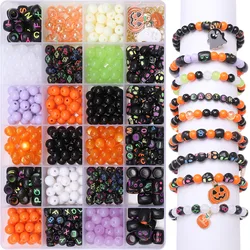Acrylic Beads Halloween Alloy Accessories Set Box Handmade DIY Bracelet Necklace Material Halloween Gift