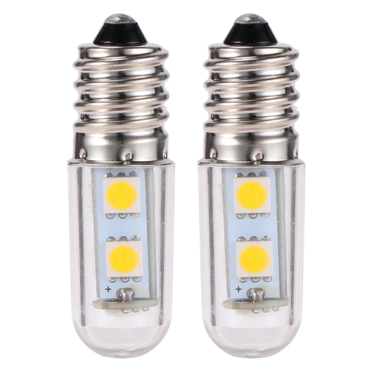 

2Pcs E14 Fridge Light Bulbs LED Lamp Bulbs Energy Saving for Refrigerator Range Hood Sewing Machine 220V White Light