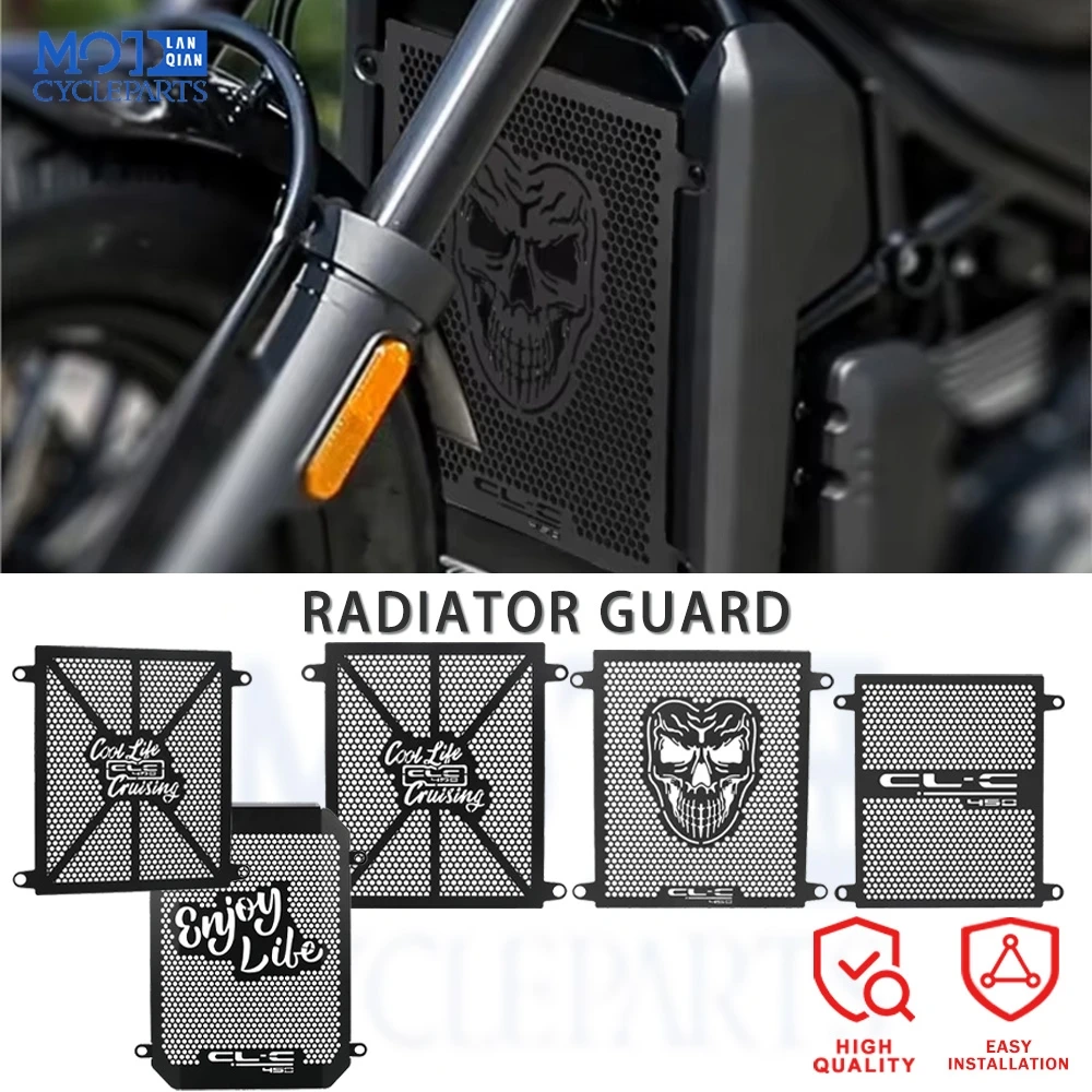 

Для CFMOTO CF MOTO CLC 450 450CLC Bobber CL-C450 2023 2024 2025 аксессуары для мотоциклов решетка радиатора защитная крышка