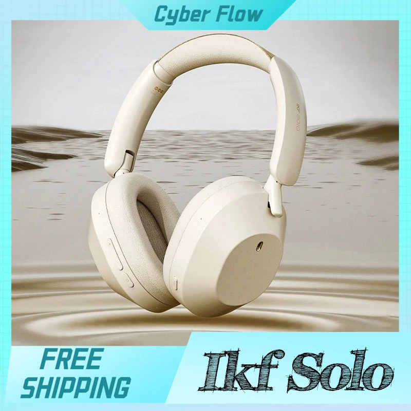 

Ikf Solo Wireless Headset Over Ear Bluetooth Earphones Dynamic Noise Reduction Bass Anc Enc Ipx4 Waterproof Gamer Earphone