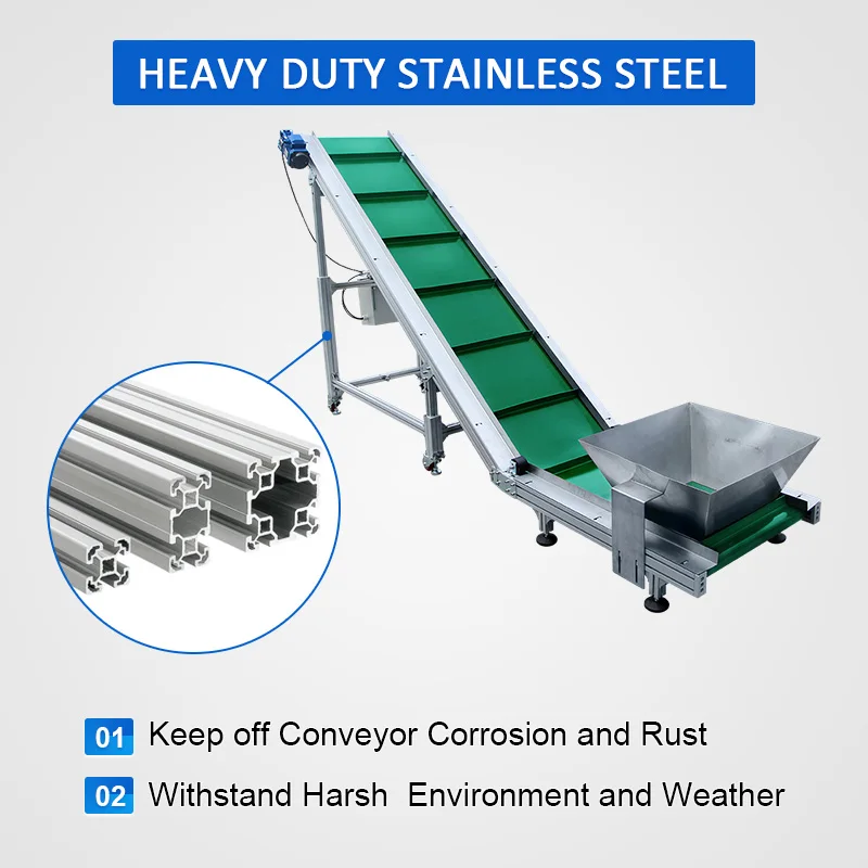 Picture 3: Convoyeur a Bande Steep Angle Apron Hopper Feeder Conveyor Machine