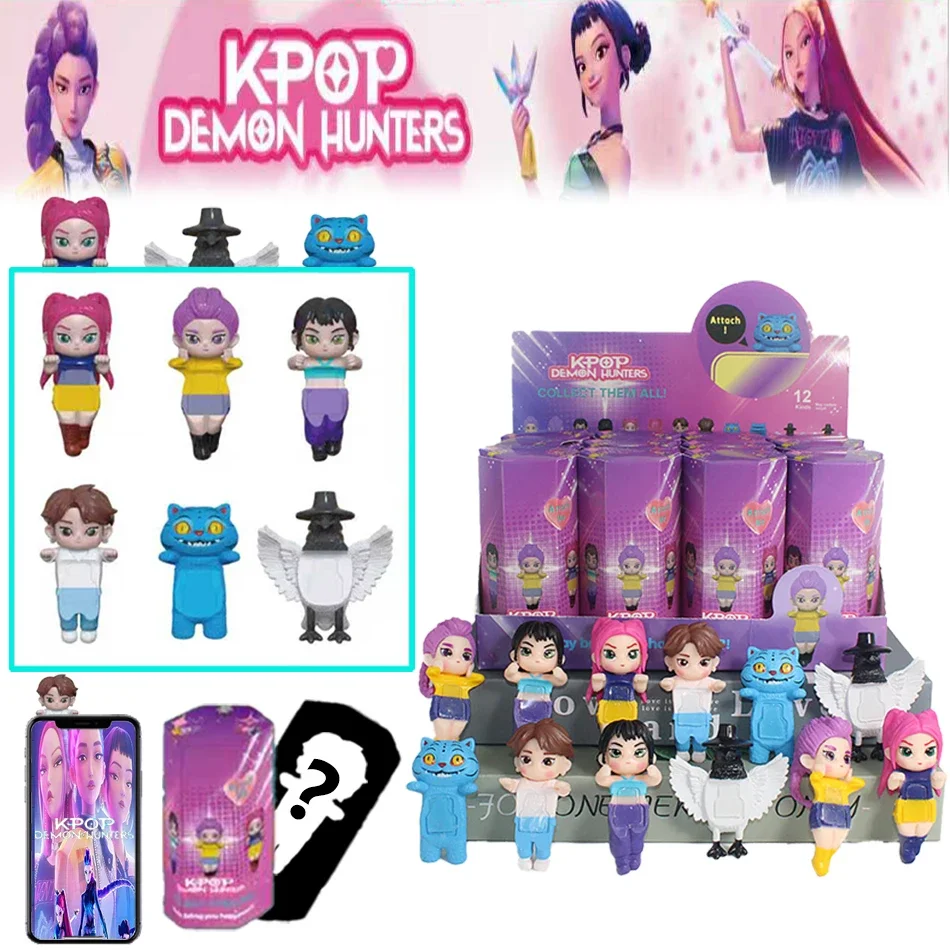 

Kpop Demon Hunters Figure Series Blind Box Derpys Tiger Rumi Mira Zoey Sussy Figurine Toy Mini Decor Model Toy For Fans Gift