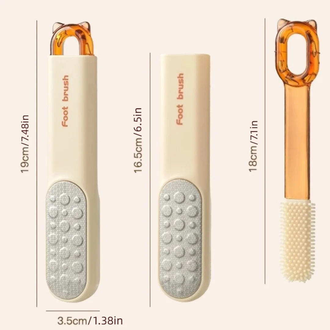 1 قطعة 2 في 1 مزدوجة الوجهين ملف القدم كعب ملف الصلب الجلد الميت الكالس مزيل التقشير العناية بالقدم عرموش المهنية باديكير أداة