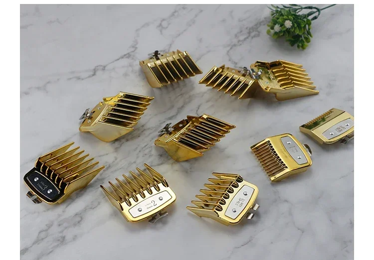 8/10 Stück Haarschneidemaschine Limit Guide Kamm für Wahl und Kemei Trimmer Universal Barber Guide Kamm Haarschnitt Werkzeug Clipper Limit Kämme – Detail 20