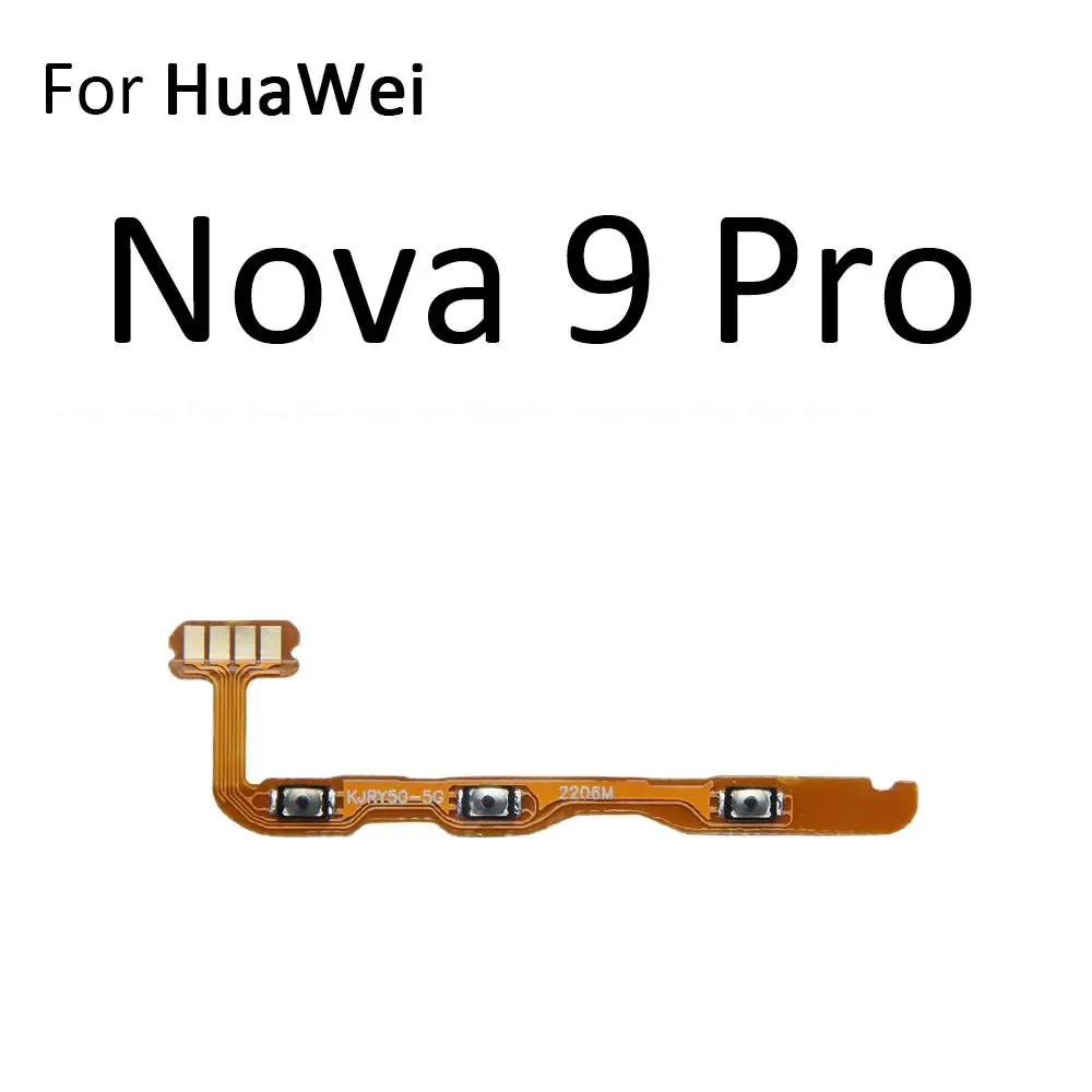 Power ON OFF Mute Switch Control Key Volume Button Flex Cable For HuaWei Nova 10 10z 9 8i Y61 Y70 Y71 Y90 Pro Plus SE