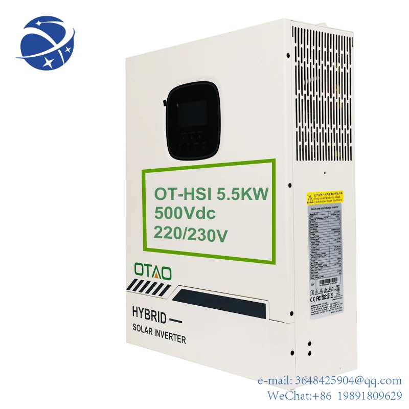 YYHC Stock Hybrid Solar Pump Inverter 5.5kw 48V Wechselrichter Invertor Generator Hibrid Onduleur Hybride Inversores Solares