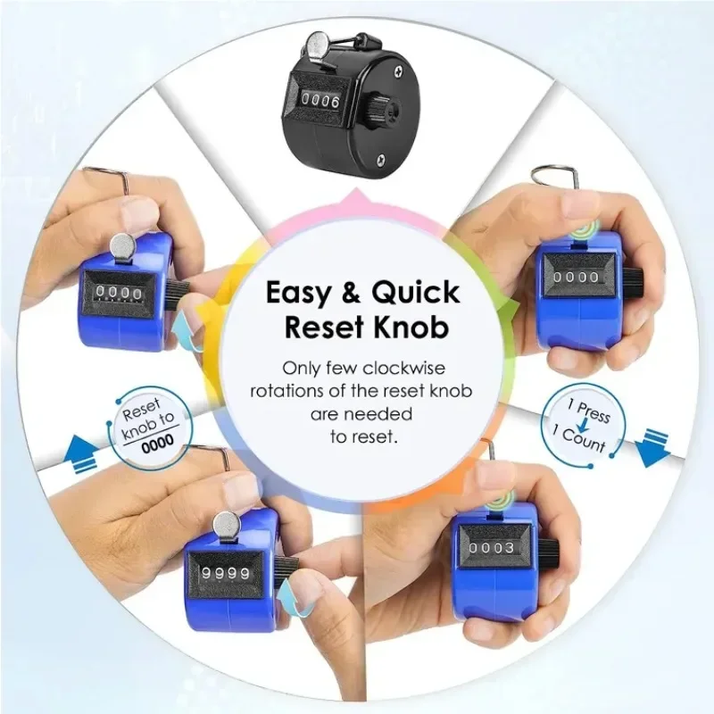 يده 4 أرقام الميكانيكية عداد المسجل دليل الفرس لعد الأحداث جرد الناس الرياضة النتائج