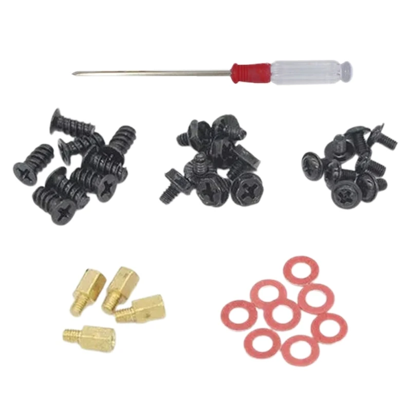 Computer Screw Motherboard Standoffs Assortment for PC Fan,PC Case Hard Fan, Power Supply, Graphics, PC Case