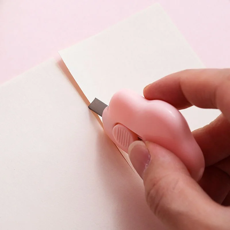 Coltello multiuso portatile Kawaii Clouds Unpack Express Unboxing Artefatto Studente Scuola Apprendimento Forniture per ufficio