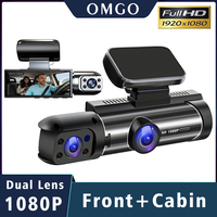 Dual Lens Dash Cam Car DVR FHD 1920*1080P Dash Camera Cabin Dashcam Vehicle Video Drive Recorder Interior Mini Dvrs Black Box