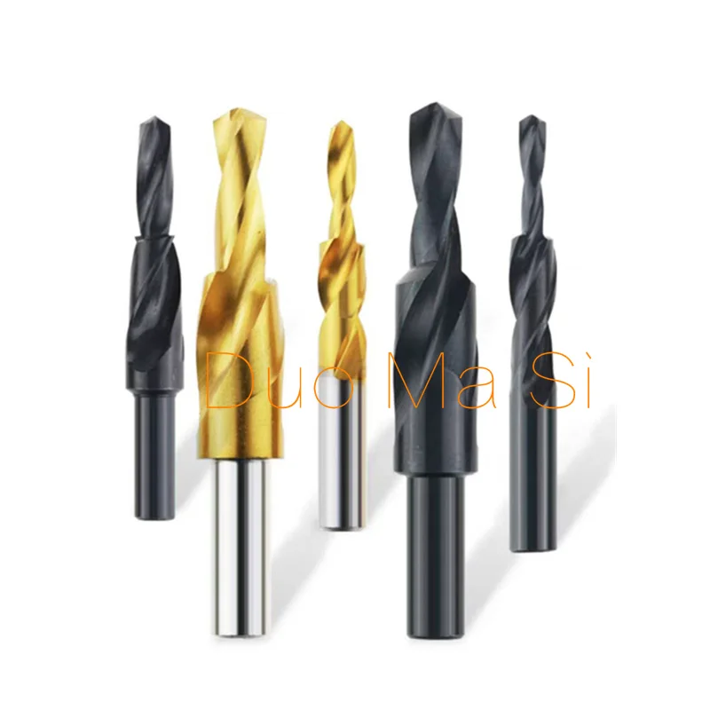 1PCS Counterbore Twist Step Drill 90/180 Gradi contenente cobalto HSS M3 M4 M5 M6 M8 M10 M12 Foratura dei metalli Smusso Step Drill