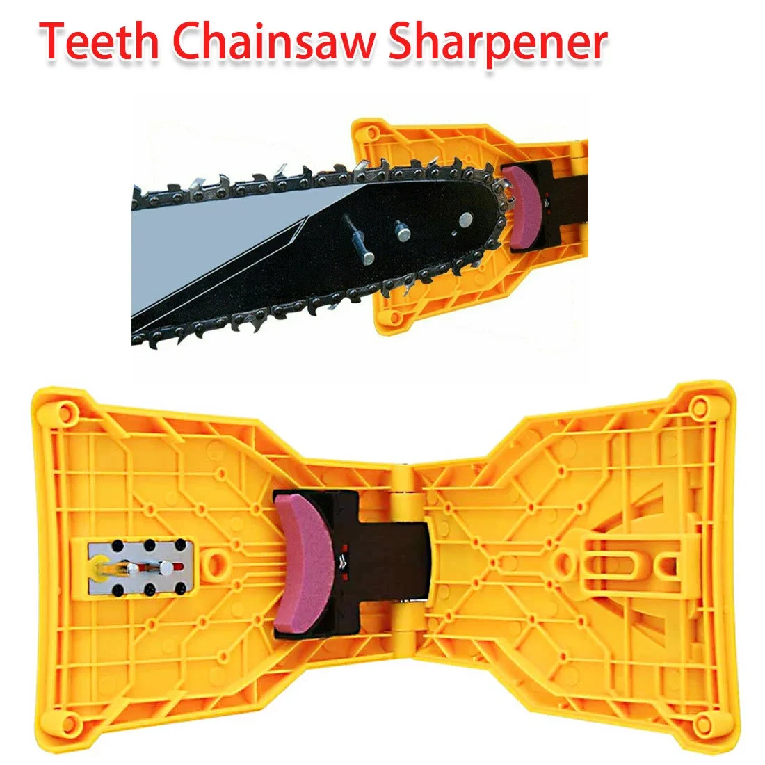 

Teeth Chainsaw Sharpener Sharpens Chainsaw Saw Chain Sharpening Tool System Abrasive Tools