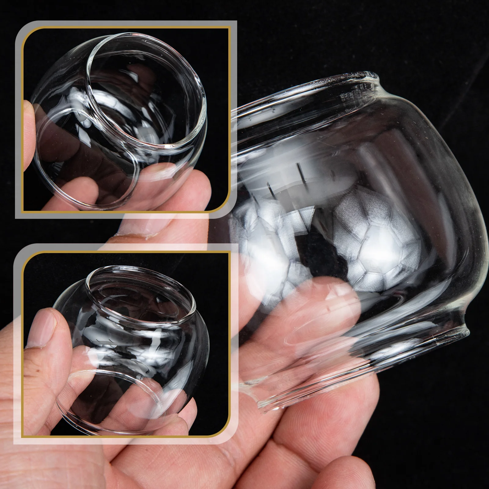 

3Pcs LED Lamp Shade Glass Craft for Lamp Retro Oil Light Cover Household Decorative Diffuse Lighting Chimney