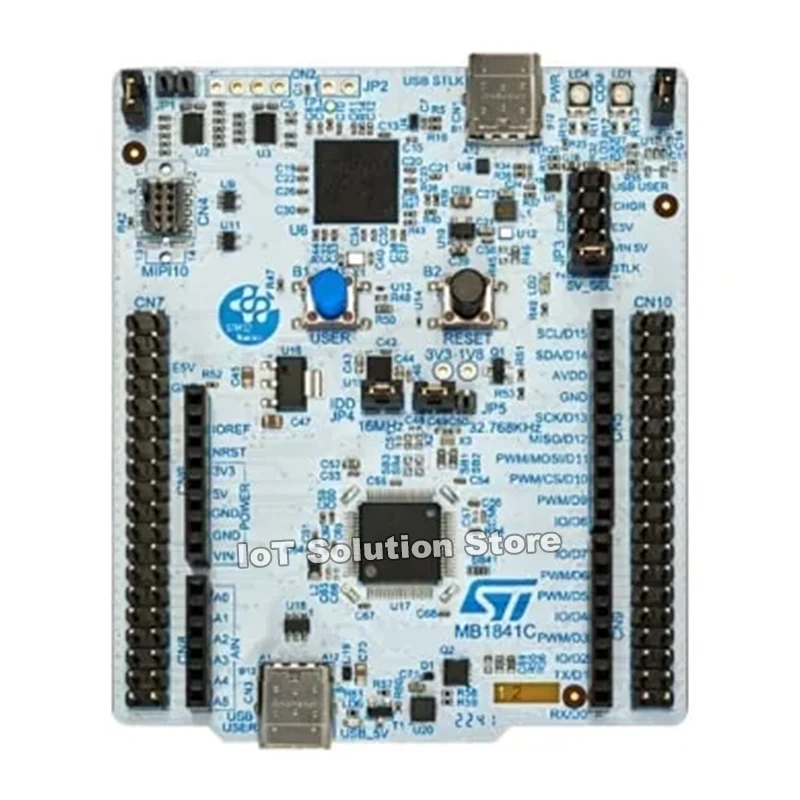 

NUCLEO-U545RE-Q STM32 Nucleo-64 development board with STM32U545RE MCU NUCLEO U545RE Q