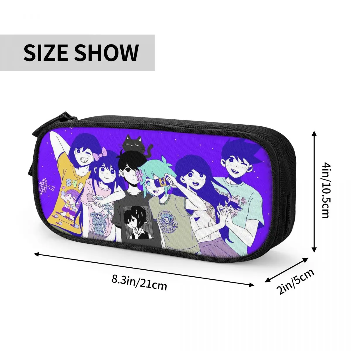 أوموري لعبة مقلمة مضحك مشمس الريحان أوبري هيرو أكياس القلم طالب تخزين كبير اللوازم المدرسية الهدايا pencelcases