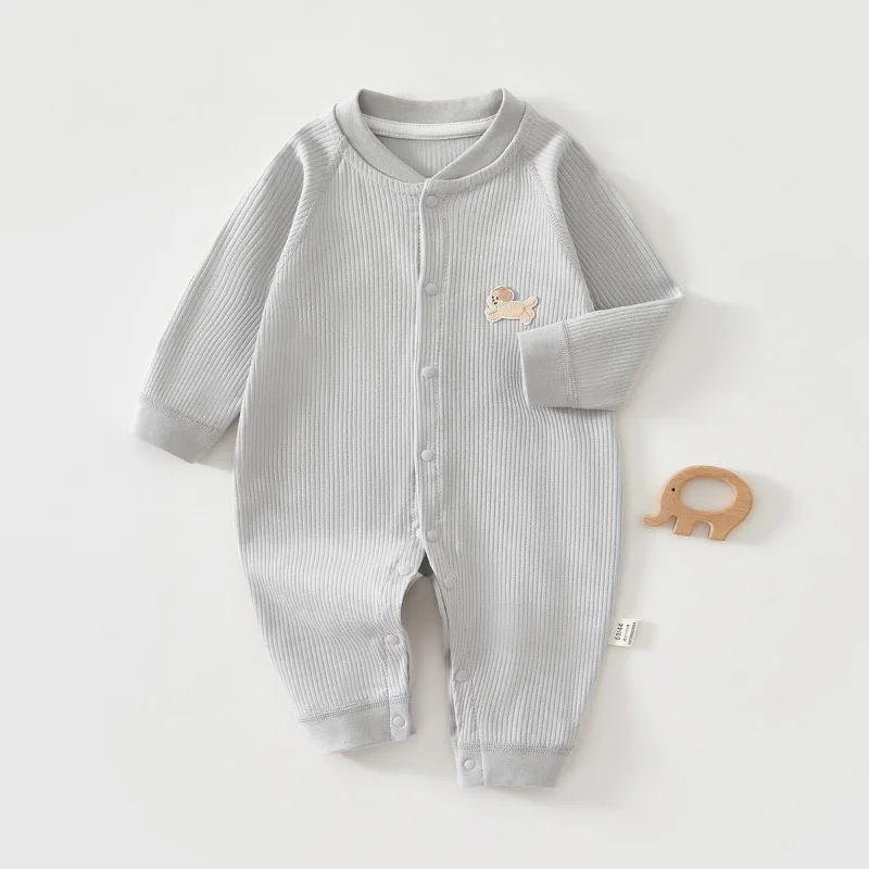 Mono para bebé recién nacido, ropa de dormir de primavera y otoño, ropa de algodón puro para recién nacido de 0 a 18 meses, mono para niños y niñas