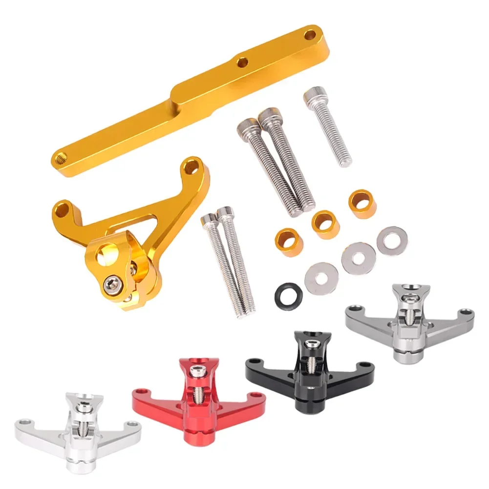 

CNC Motorcycle Steering Damper Stabilizer Mounting Holder Bracket Set For Honda CB1000R CB 1000 R 2008-2016 Aluminum Anodized
