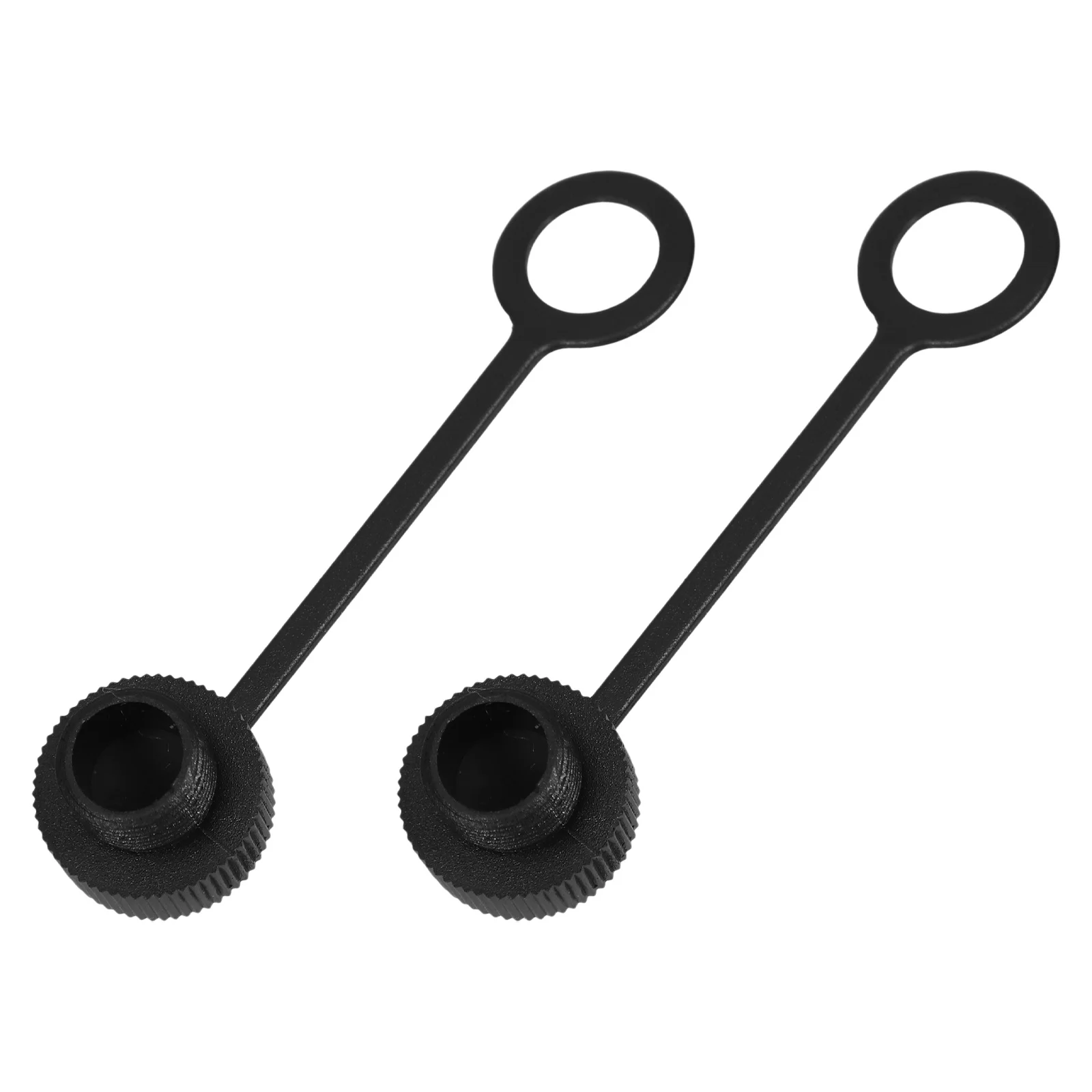 

2Pcs Plastic Connector Caps Waterproof Dust Cover Protective Seal for Electrical Wire Cable Outdoor Use Plastic Plug Caps