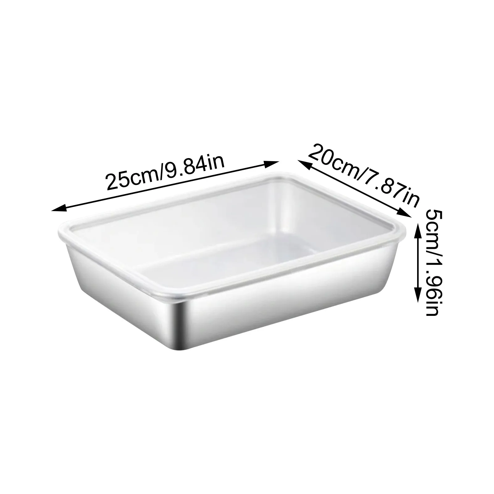 Stainless Steel Fresh-keeping Box Commercial Equipped With Vegetable And Small Ingredient Box Sealed Kitchen Accessories