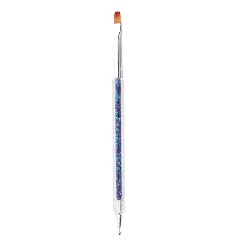 DX01/cepillo de manicura/taladro de puntoA1PQ0-Pluma de pintura fácil de comenzar, bolígrafo de punta de doble cabeza, crayón de manicura para principiantes, fácil de Le