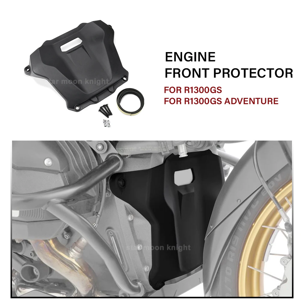 

Motorcycle Engine Front Shield Host Protective Guard Splash Cover Protector For BMW R1300GS R 1300GS Adventure 2024+ Accessories