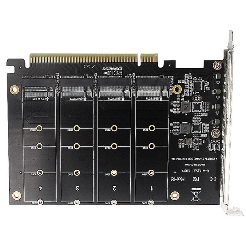 Ph44 nvme 4-disk array karte pcie signal split array karte