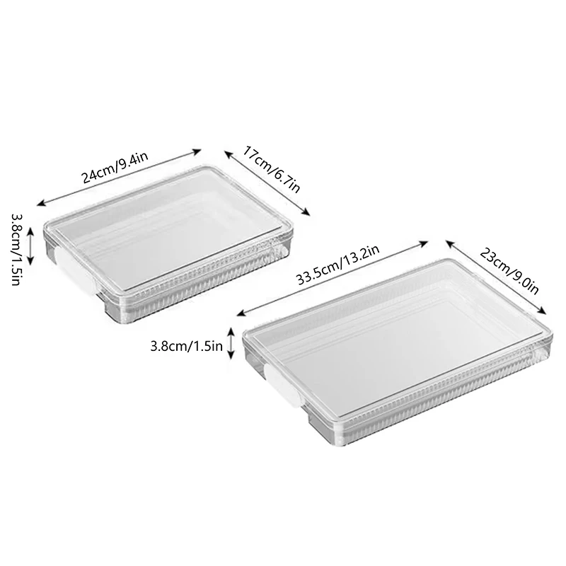 Scatola portaoggetti vuota per unghie Set di imballaggio per unghie finte per organizzatore di manicure Forniture per unghie con nastro adesivo biadesivo