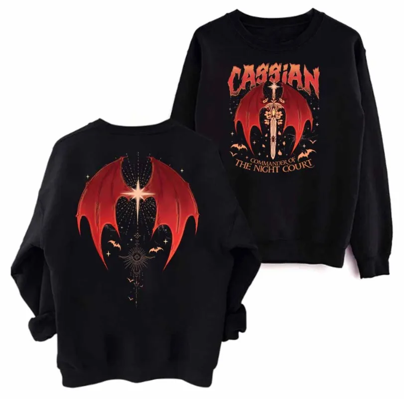 

Cassian Velaris City Of Starlight Two-sided Sweatshirt The Night Court Shirt Court Of Dreams Cassian Booklover Sweatshirt