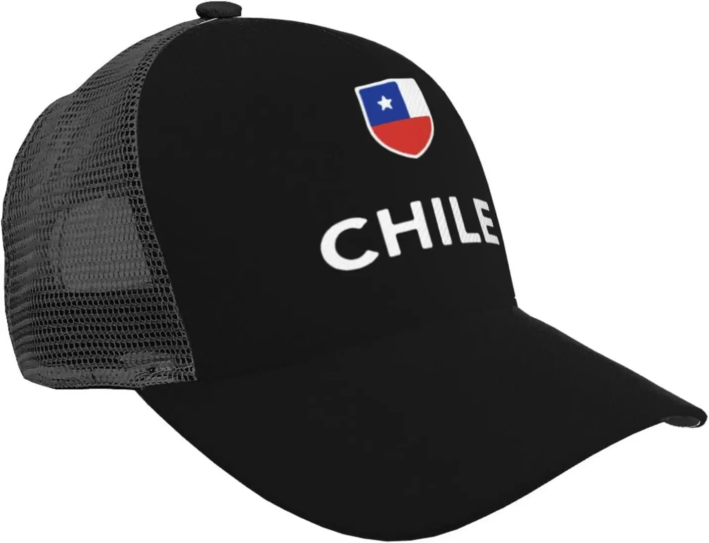 Flag of Chile Baseball Hats Unisex Adjustable Outdoor Breathable Mesh Baseball Hat