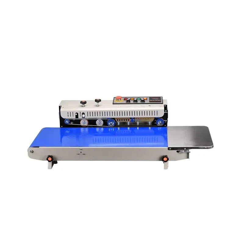 FR-1000 와이드 씰링 기계 자동 비스킷 베이커리 비닐봉투 프린터 씰링 기계