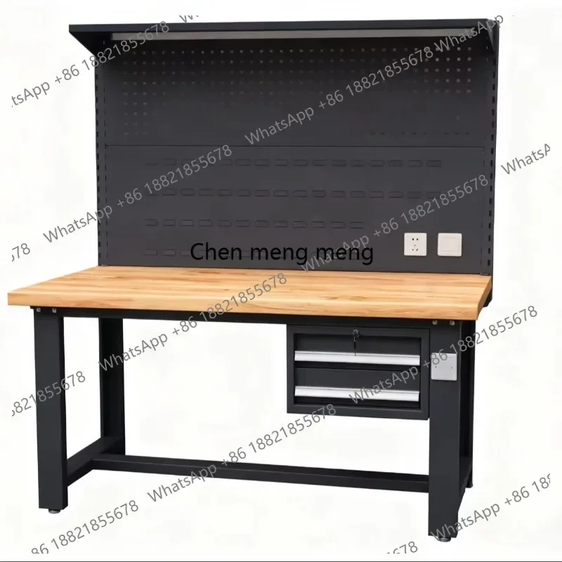 A55 Industrial Modular Tool Cabinet Workstation Combination With Pegboard LED Light For Garage Storage Organization