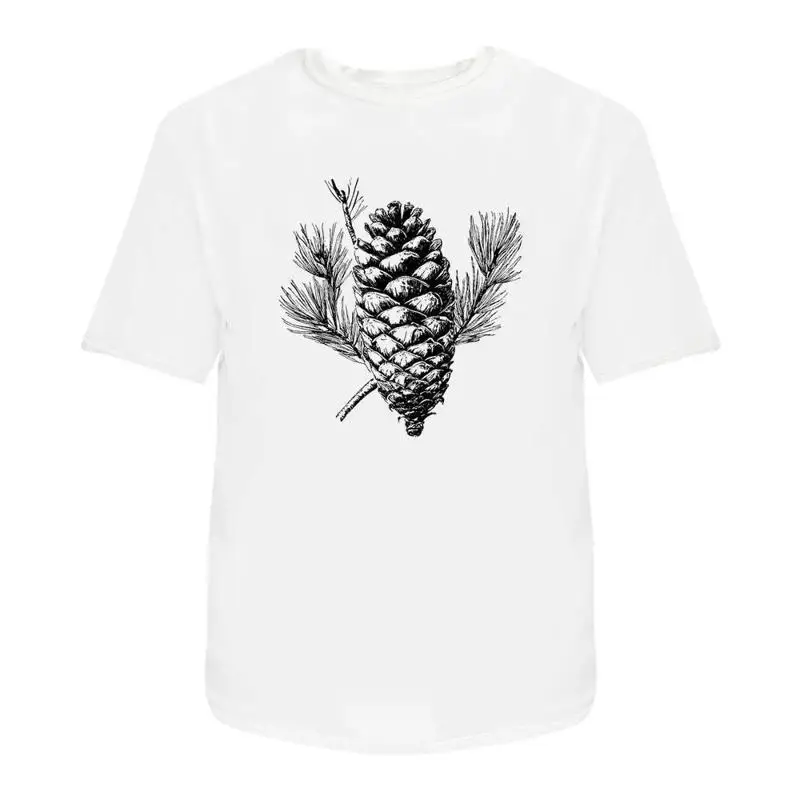 

Single Pinecone' Cotton T Shirt Ta049226