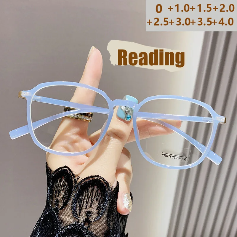 Neue ultraleichte Lesebrille für Damen, modisches Mutter-Trend-Outfit, High-End-High-Definition-Blaulicht, High-End 6030