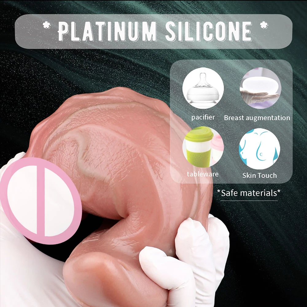 LICKER Realistyczne Wibrujące Dildo Strapon Korek Analny Penis Silikonowy Stymulator Pupili Zabawka Seksualna do Wrażenii Waginalnych dla Kobiet Masturbacja