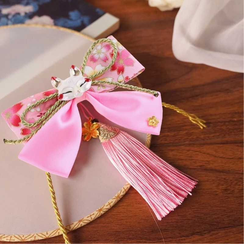 Lovely Hairpins Bow-shaped Hair Barrettes Japanese Hair Ornament Non Slip