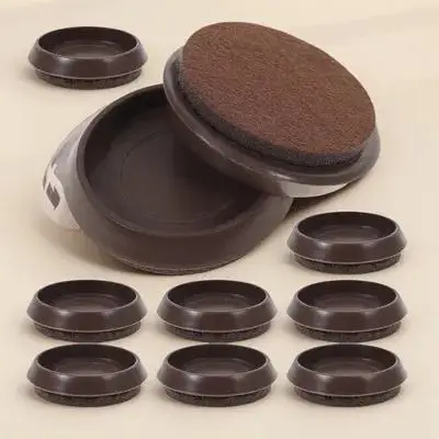 10Pcs Furniture Coaster Chair Wheel Stopper Durable Caster Cups for Couch Sofa Desk Floor Protection Furniture Coasters