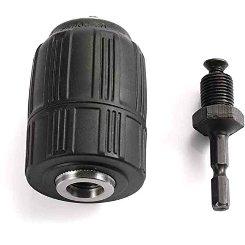 1/2Inch Keyless Drill Chuck Drill Chuck Adapter For Impact Driver Quick Connect
