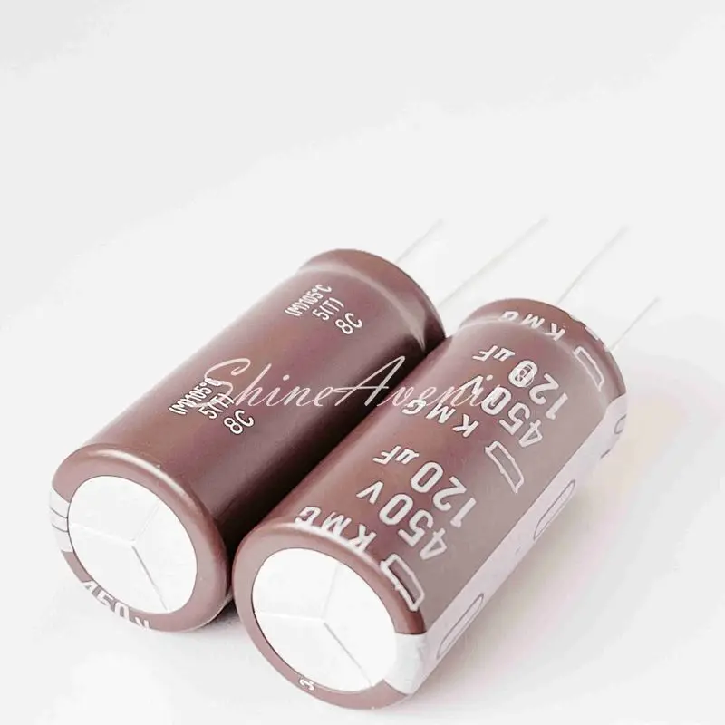 5PCS 450V120UF KMG KXJ 18*40 105℃ Aluminum Electrolytic Capacitors CXW 18*31.5 High frequency long life New Original