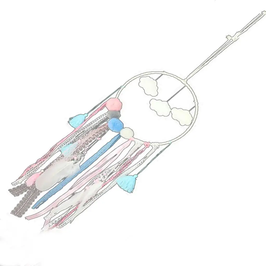 Multicolor Dream Catcher Net Pendant Wall Decoration Craft Handmade Craftsmanship