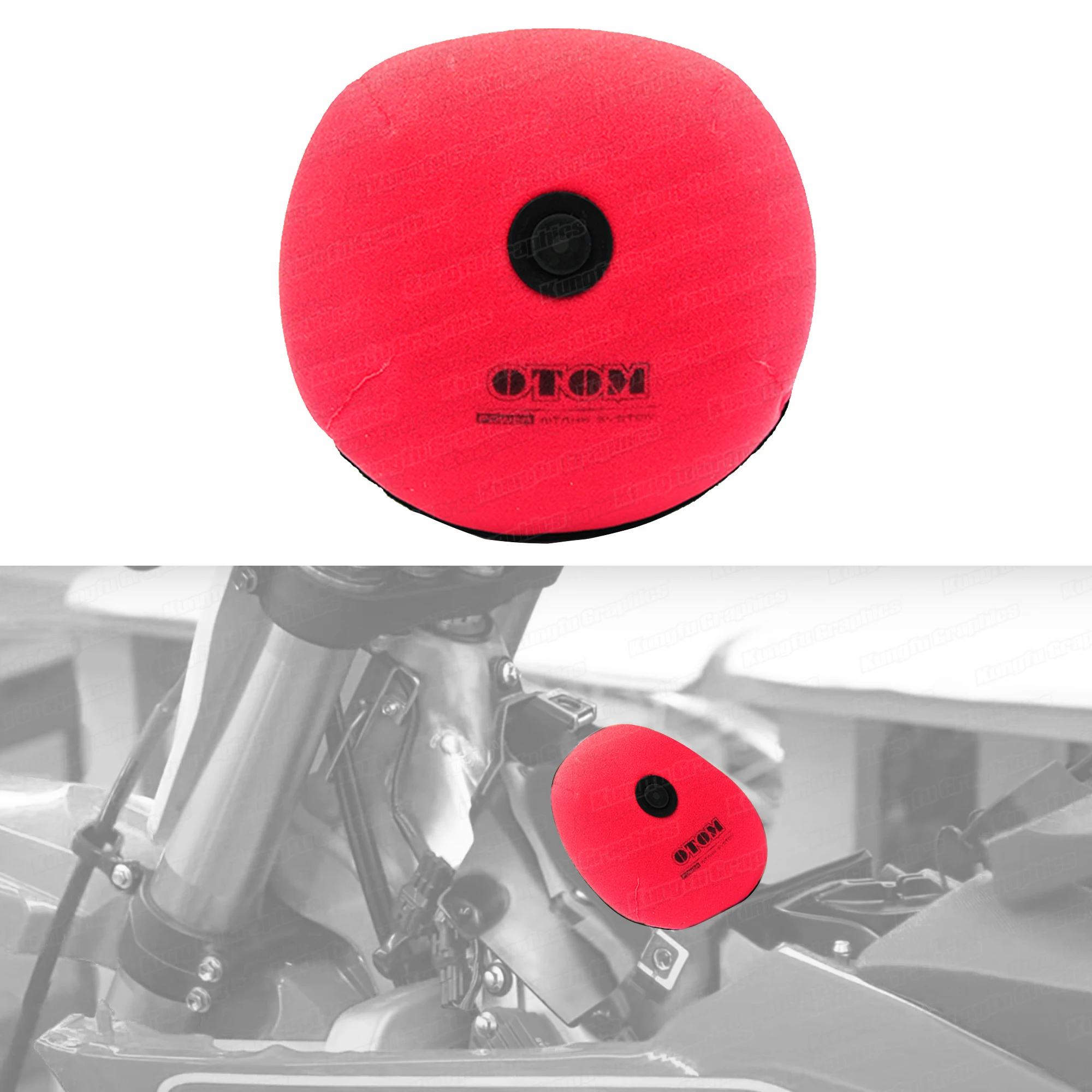 

JY Racing Motocross Dual Stage Foam Air Filter for Honda CRF250R 2014-2017 / CRF450R 2013-2016 Motocross Enduro NO.MEN-A70