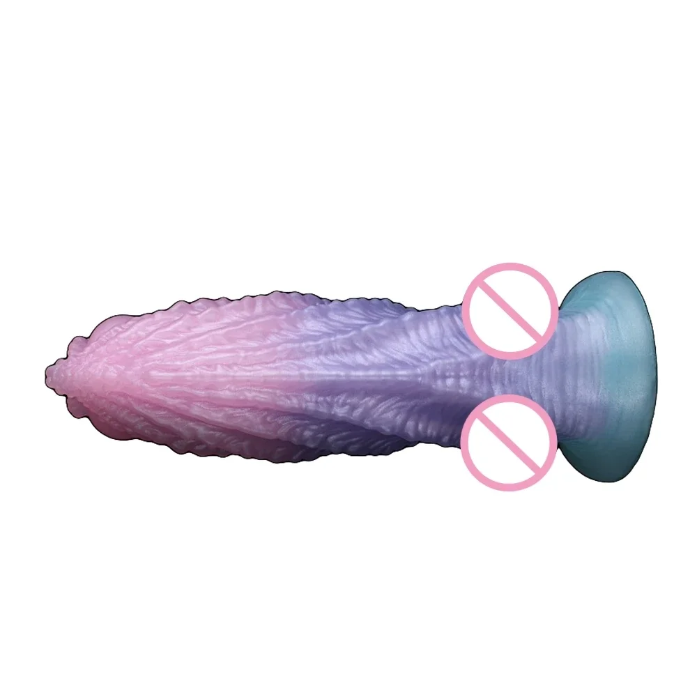Monster Dildo Penis Alien Anal Plug Adult Sex Toys for Women Strong Suction Cup Soft Silicone Big Dick Buttplug Clit Massage - view 3