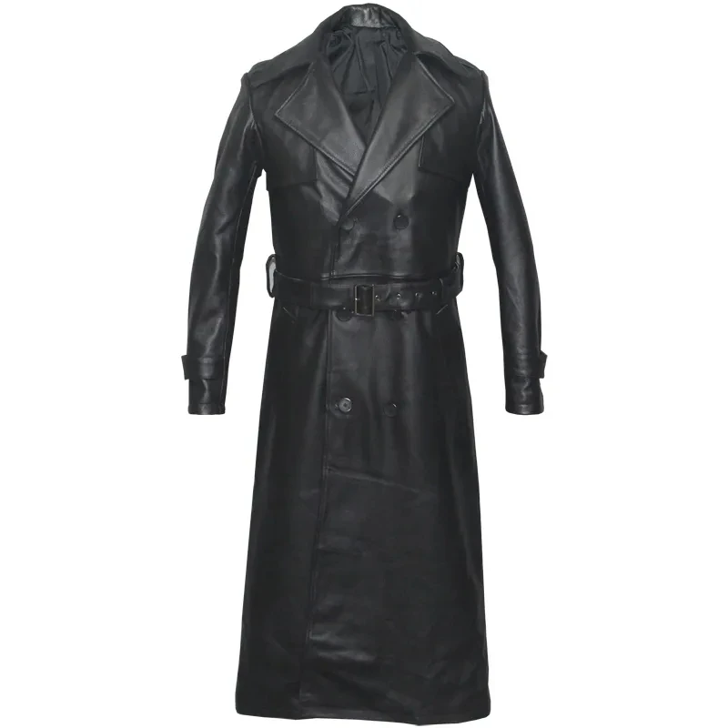 ワコマリア　LEATHER DOUBLE BREASTED COAT Sa2496f2ac41b4a85acb8131af23c1