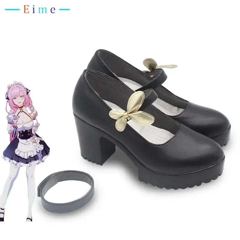 Elysia Cosplay Shoes Game Honkai Impact 3 Cosplay Prop Halloween Carnival Boots PU Shoes Custom Made