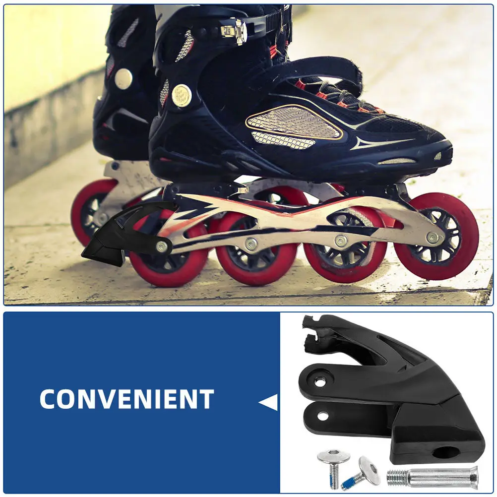 Replacement Roller Skate Brake Pads – 2-Pack Wear-Resistant Universal Inline Skate Brakes for Safety & Performance