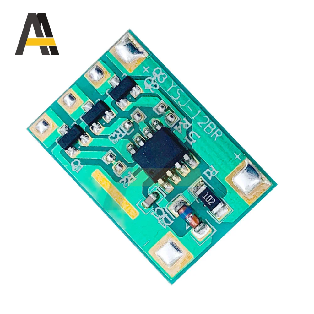 3V-12V Slow Breathing Light Module 3-way 300mAh Light with Slow Flashing Light Gradually on And Off Chip Light Up And Fade Away