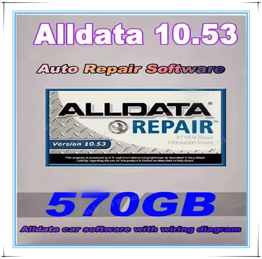 Best Selling auto repair software All data car software with Wiring diagram alldata 10.53 software