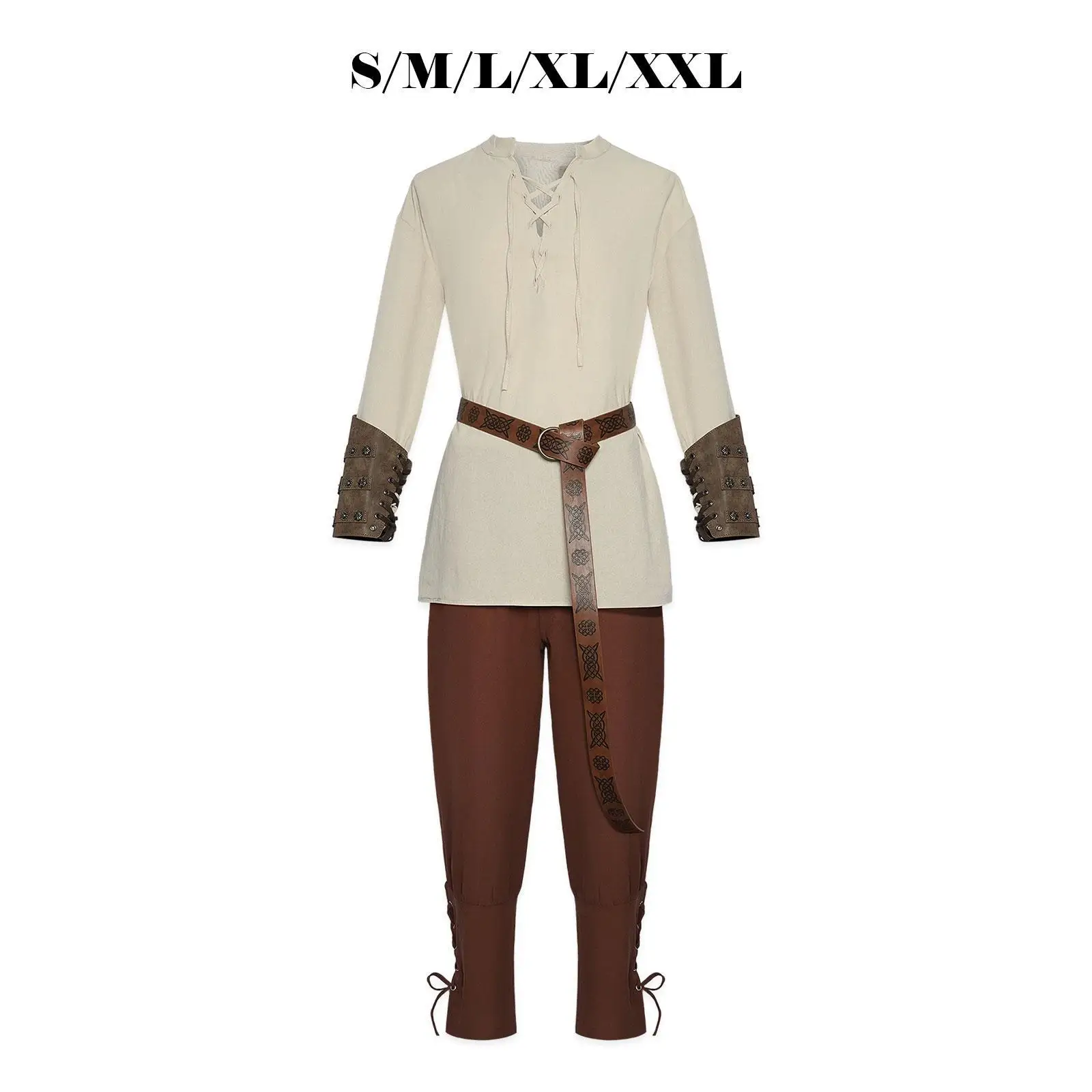 

4Pcs Men's Renaissance Costume for Commuting Film Exhibitions Carnival